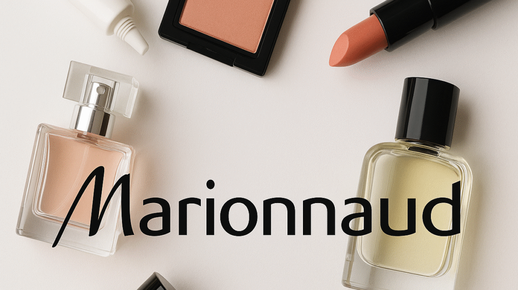 this image is featuring luxury perfumes, skincare products, and cosmetics from top beauty brands available at marionnaud.